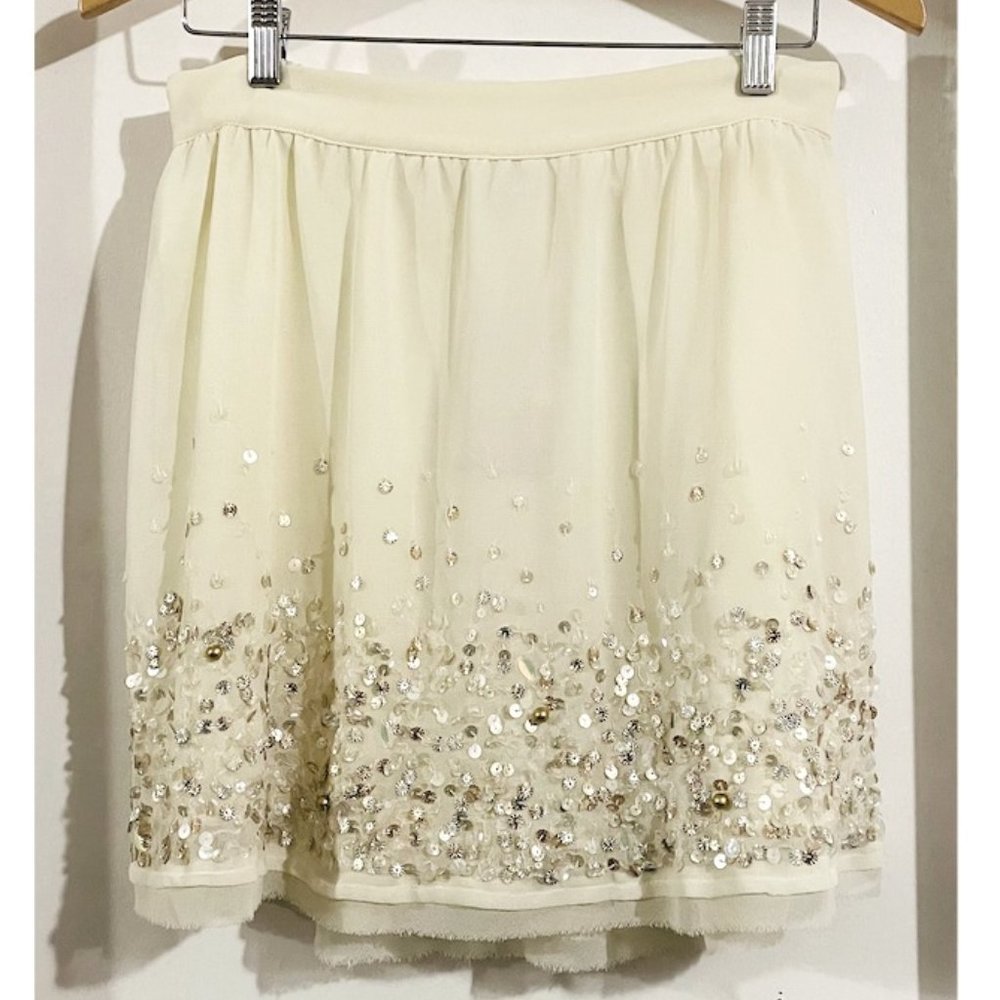 NWT Ivory Kimchi Blue Urban Outfitters Stardust Skater Skirt Size Large- L